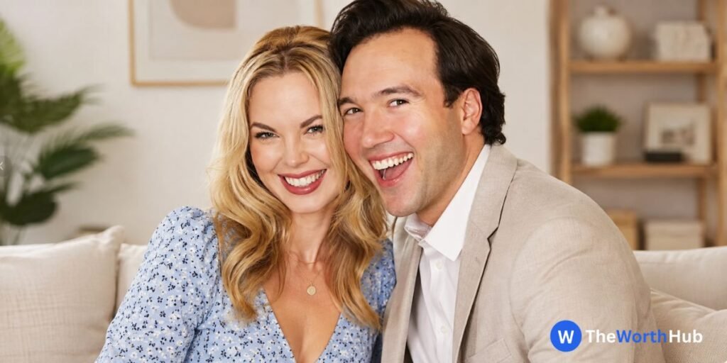 Clayton Grimm with his wife Bella Muller