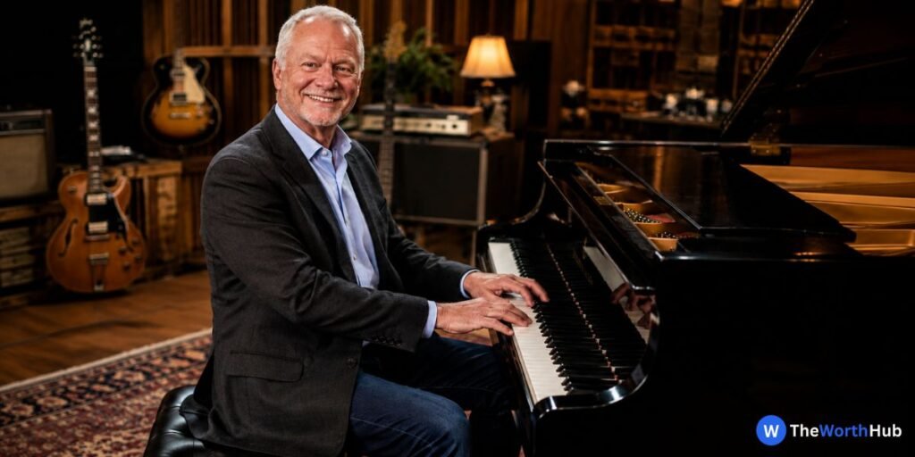 David Tolley performing on piano