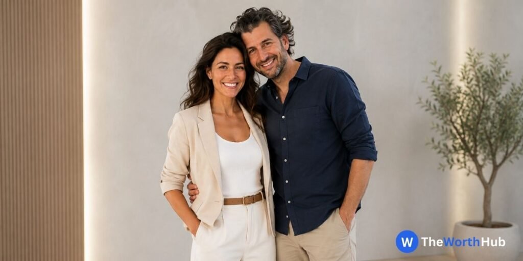Erielle Reshef with her husband