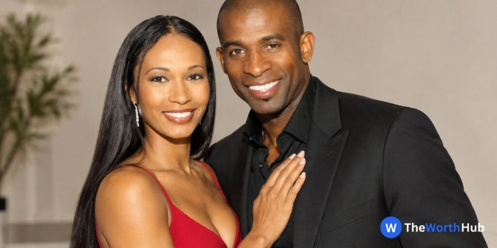 Pilar Sanders and Deion Sanders during their marriage