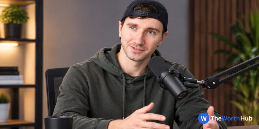 Brian Atlas hosting The Whatever Podcast and discussing his income