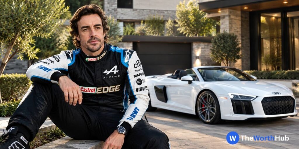 Fernando Alonso compared with other high-earning Formula 1 drivers in 2026