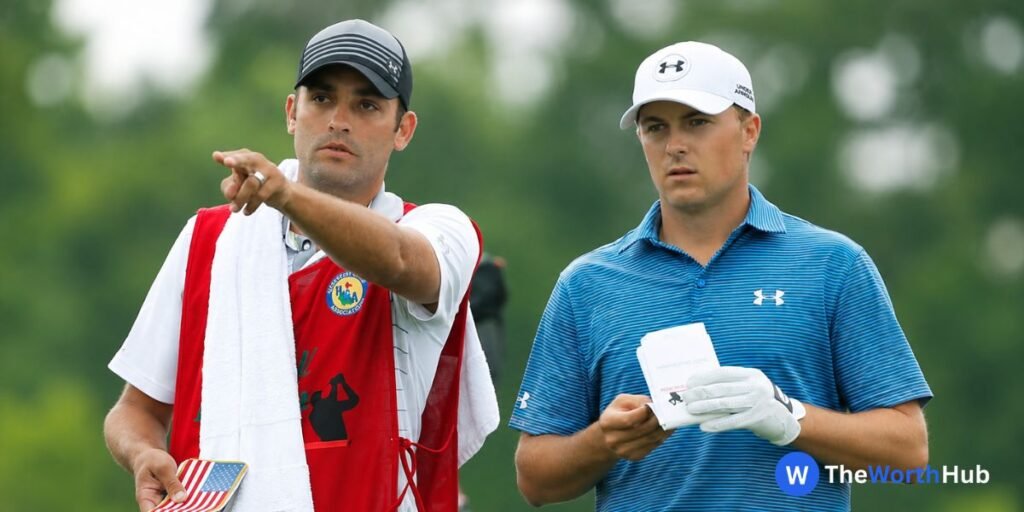 Michael Greller, the former math teacher who became Jordan Spieth’s professional golf caddie